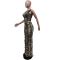 perforated tank top and long skirt set