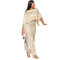Off the shoulder short sleeved dress, one shoulder sexy long dress set, two-piece set