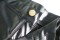 Zipper flap slim fit bra hot pants leather suit two-piece set