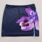 New short sleeved printed buttocks skirt set