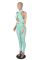 Sexy hollow neck hanging cross mesh splicing perspective three piece set