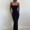 Sexy camisole waist slimming dress with wrapped buttocks for women's casual beach