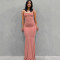 Sexy camisole waist slimming dress with wrapped buttocks for women's casual beach