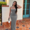 Sexy camisole waist slimming dress with wrapped buttocks for women's casual beach