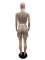 Women's knitted hand hook hollow tassel sexy shorts two-piece set