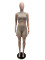 Women's knitted hand hook hollow tassel sexy shorts two-piece set