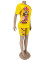 women's fashion casual printed two-piece set for women