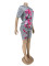 women's fashion casual printed two-piece set for women