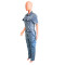 New accordion bag loose high waisted wide leg ripped jeans casual pants