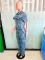 New accordion bag loose high waisted wide leg ripped jeans casual pants