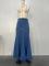 women's denim washed large skirt for spring and summer
