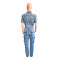 New accordion bag loose high waisted wide leg ripped jeans casual pants
