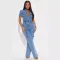 New accordion bag loose high waisted wide leg ripped jeans casual pants