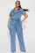 New accordion bag loose high waisted wide leg ripped jeans casual pants