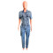 New accordion bag loose high waisted wide leg ripped jeans casual pants