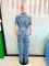 New accordion bag loose high waisted wide leg ripped jeans casual pants