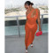 Hollow out beach cover up sexy mesh perspective dress set with bottom pants