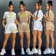 Summer New Fashionable and Elegant High end Set with Steel Pressed Fabric Embroidery Two Piece Set