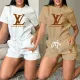 New Fashion and High end Set with Steel Pressed Fabric Embroidery Two Piece Set