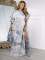 Leisure printed loose fitting dress