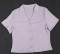Women's short sleeved set with loose pleats and breathable V-neck two-piece shirt set for summer
