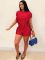 Tassel vest two-piece summer shorts set, cross-border exclusive sleeveless sexy  6COLORS