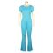Women's two-piece short sleeved set, sports and leisure pit stripe, summer