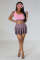 Sports casual skirt, vest, sweater, short set