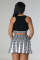 Sports casual skirt, vest, sweater, short set