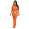 Women's two-piece short sleeved set, sports and leisure pit stripe, summer