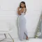 Fashionable and sexy suspender wrap buttocks long skirt