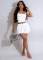 Women's summer CVC cotton suspender double-layer folding casual set