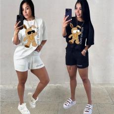 Cross border Spring/Summer New Fashion Style Set Cotton Comfortable Pocket Casual Two Piece Set