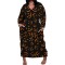 Fashion printed women's oversized dress