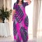 Fashionable printed women's long skirt dress