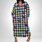 Fashion printed women's oversized dress