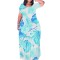Fashionable printed women's long skirt dress