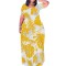 Fashionable printed women's long skirt dress