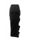 Sexy ribbed rubber waistband trendy hollowed out casual skirt