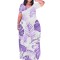 Fashionable printed women's long skirt dress