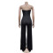 Fashion women's solid color fashion pants jumpsuit