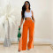 Fashionable women's single pants, solid color sports pants, multiple colors