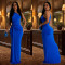 Women's One Shoulder Evening Dress Slim Fit Dress