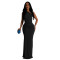 Women's One Shoulder Evening Dress Slim Fit Dress