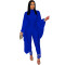 Fashionable women's solid color round neck jumpsuit with multi color length