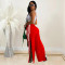 Fashionable women's single pants, solid color sports pants, multiple colors