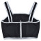 Women's solid color suspender shorts two-piece set