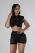 Sexy Knitted Perspective Nightclub Set with Hip Wrap Pants Set
