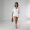 Hollow cardigan three piece set with tie up waist for women's casual set