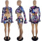 Fashionable, sexy, and personalized printed four piece set